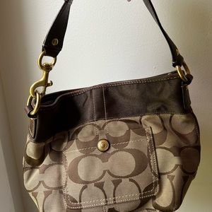Authentic Brown Coach Bag